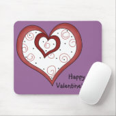 Doppel-Schwerpunkte D1 - Anpassbare Valentinmousep Mousepad (Mit Mouse)