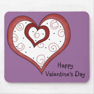 Doppel-Schwerpunkte D1 - Anpassbare Valentinmousep Mousepad