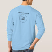 Doppel-seitige Designs Logo-Mäuse hochladen T-Shirt (Rückseite)