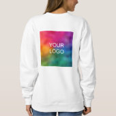 Doppel-seitige Firmenlogos für Frauen Sweatshirt (Rückseite)