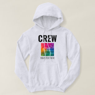 Doppel-seitige Mens-Crew für benutzerdefinierte Te Hoodie