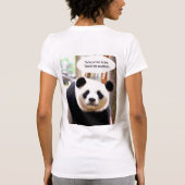 Doppel-seitige T - Shirt Hamlet Quote Panda (Rückseite)