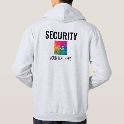 Doppel-seitige Verwendung von Doppel-Text-Logos Mo Hoodie (Rückseite)