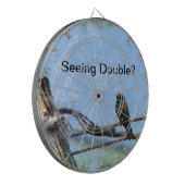 Doppel-Sicht, schnallen auf einer Linie Dartscheibe (Vorderseite Links)