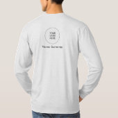 Doppel-Side-Design-Upload-Logo hier Mens T-Shirt (Rückseite)