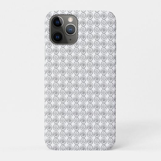 Doppel-Spiral-Keltenmuster Case-Mate iPhone Hülle (Rückseite)
