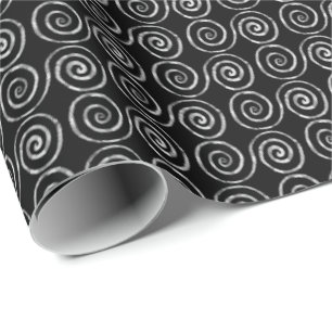 Doppel-Spiral-Keltenmuster Geschenkpapier