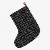Doppel-Spiral-Keltenmuster Großer Weihnachtsstrumpf (Rückseite (Hängend))