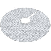 Doppel-Spiral-Keltenmuster Polyester Weihnachtsbaumdecke (Schrägansicht)