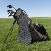 Doppel-Spirale-Keltisches Muster Golfhandtuch (Gras)