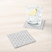 Doppel-Spirale-Keltisches Muster Rechteckiger Pappuntersetzer (Vor Ort)