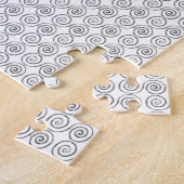Doppel-Spirale-Keltisches Muster SCHWIERIG Puzzle (Seite)