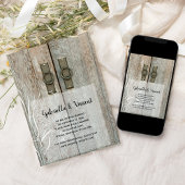 Doppel-Stalltüren Land Hochzeit Save the Date Einladung