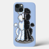 Doppel-Standard-Poodles Case-Mate iPhone Hülle (Rückseite)
