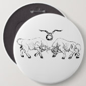 Doppel Stier Button (Vorne & Hinten)