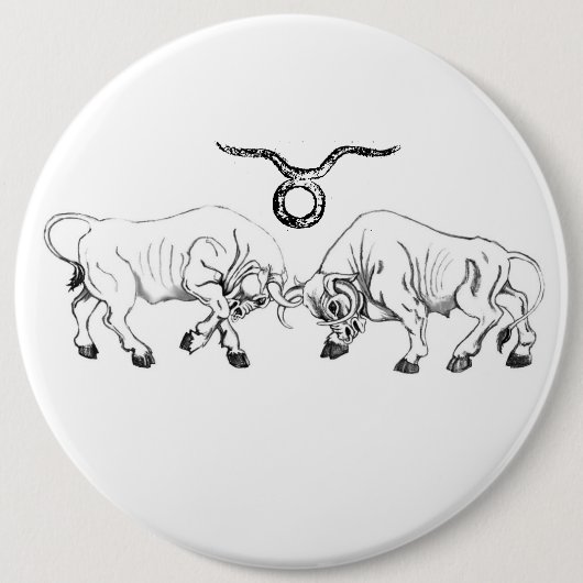 Doppel Stier Button (Vorderseite)