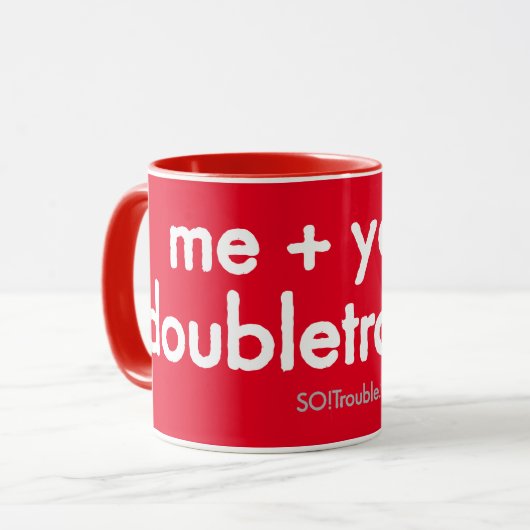 Doppel! Tasse (Vorderseite Links)