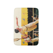 Doppel-Tennis-Match Badematte (Vorderseite Vertikal)