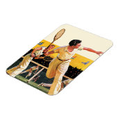 Doppel-Tennis-Match Magnet (Linke Seite)