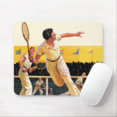 Doppel-Tennis-Match Mousepad (Mit Mouse)