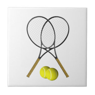 Doppel-Tennis-Sport-Thema Fliese
