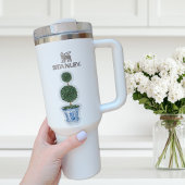 Doppel Topiary Tree Chinoiserie Vinyl Sticker