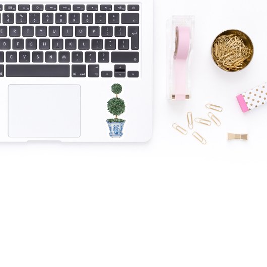 Doppel Topiary Tree Chinoiserie Vinyl Sticker