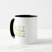 Doppel Trouble Funny Tennis Balls Tasse (Vorderseite Links)