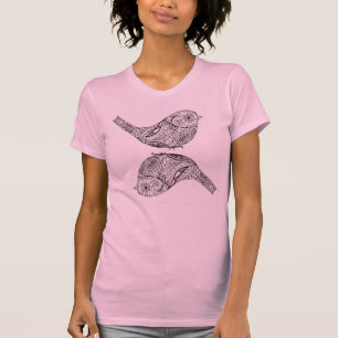 Doppel-Vogel-Tee T-Shirt