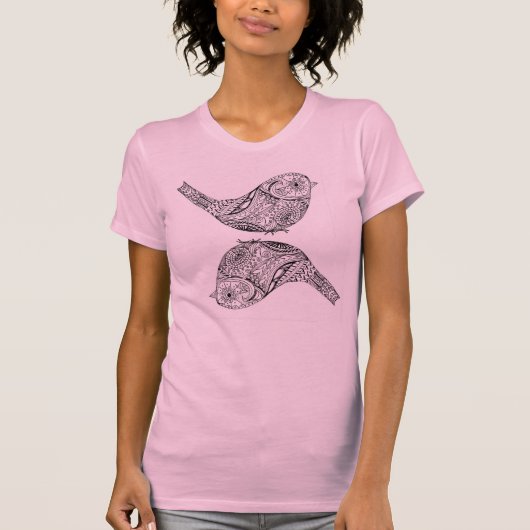 Doppel-Vogel-Tee T-Shirt (Vorderseite)