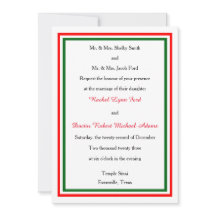 Doppel-Weihnachtsfeier - 12x18 Hochzeitseinladung