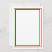 Doppel-Weihnachtsfeier - 12x18 Hochzeitseinladung Einladung (Rückseite)