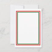 Doppel Weihnachtsfeier - 3x5 Einladung zur Hochzei (Rückseite)