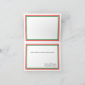Doppel Weihnachtsfeier - Dankeschön Karte (Innenseite)
