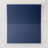 Doppel-weiße Grenze mit EDITABLE HINTERGRUNDFARBE Platzkarte (Innenseite Aufgefaltet)