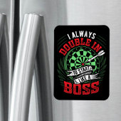 Doppel wie ein Boss - Dart Player Magnet