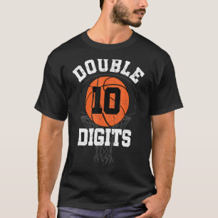 Doppel-Ziffern Geburtstagsdekorationen Junge 10. A T-Shirt