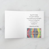 DoppelAbschluss-Glückwünsche, eine Doppelsache Karte (Innenseite)