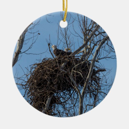 Doppeladlerproblem Keramik Ornament (Vorne)