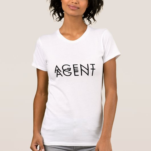 Doppelagent-Piktogramm T-Shirt (Vorderseite)