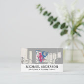 Doppelarbeit | Fitness Visitenkarte (Stehend Vorderseite)