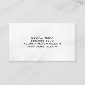 Doppelarbeit | Fitness Visitenkarte (Rückseite)