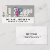 Doppelarbeit | Fitness Visitenkarte (Vorne/Hinten)