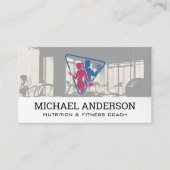 Doppelarbeit | Fitness Visitenkarte (Vorderseite)