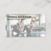 Doppelarbeit | FITNESS Visitenkarte (Vorderseite)