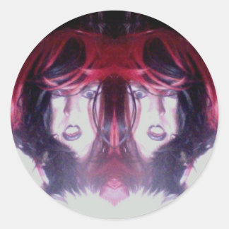 Doppelaufkleber Runder Aufkleber