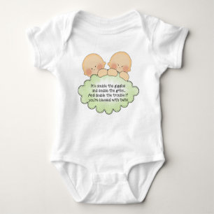 DoppelBaby-Ballettröckchenbodysuit Baby Strampler