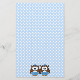 DoppelBabyeule Briefpapier