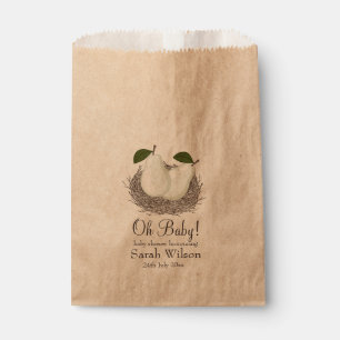 DoppelBabyparty-Birnen-Bevorzugungs-Tasche Geschenktütchen