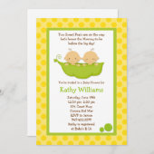 DoppelBabyparty-Einladung Einladung (Vorne/Hinten)